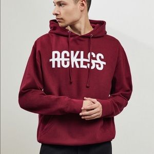Young & Reckless Burgundy Come Thru Hoodie